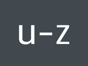 Logotypes U > Z